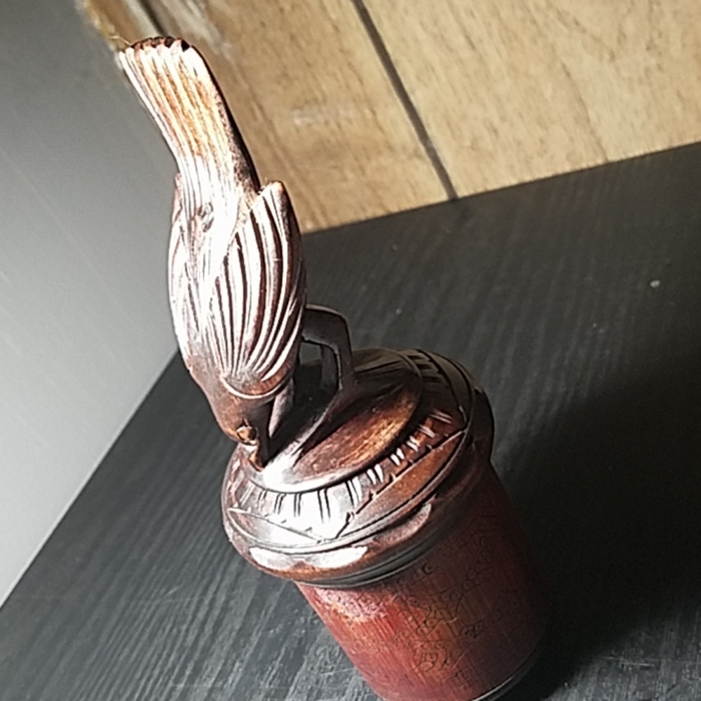 Hand Carved Stash Boxe